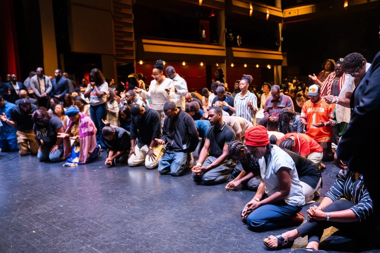 Attendees at Dominion City Camp Meeting spiritual retreat